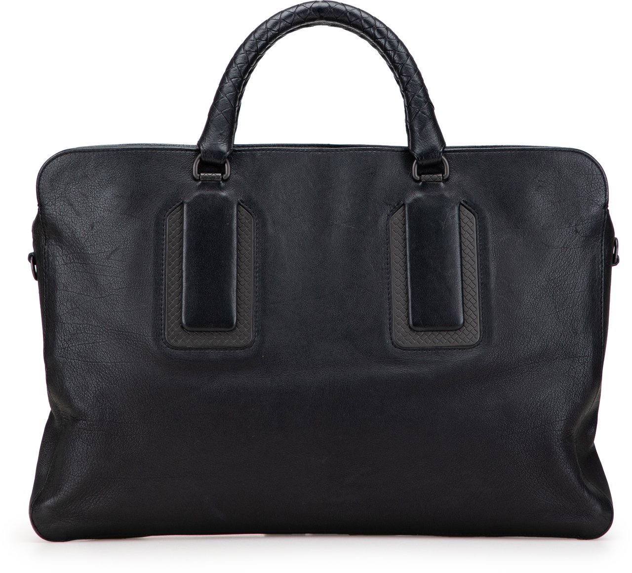 Bottega Veneta Leather Briefcase Zwart