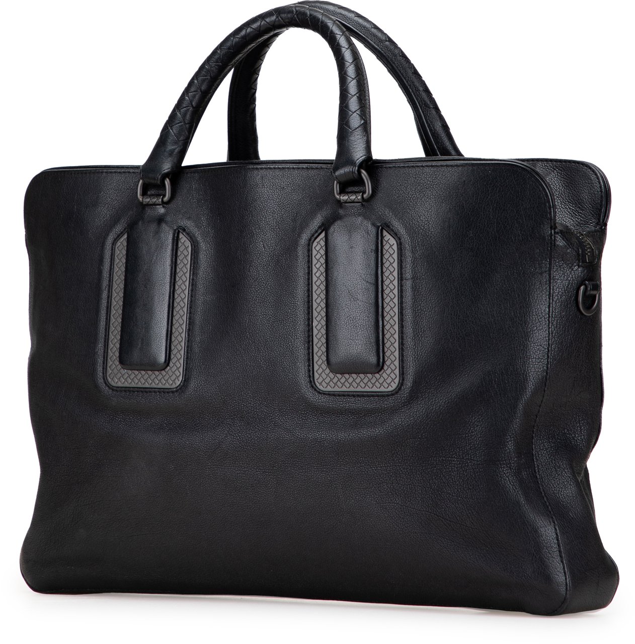 Bottega Veneta Leather Briefcase Zwart