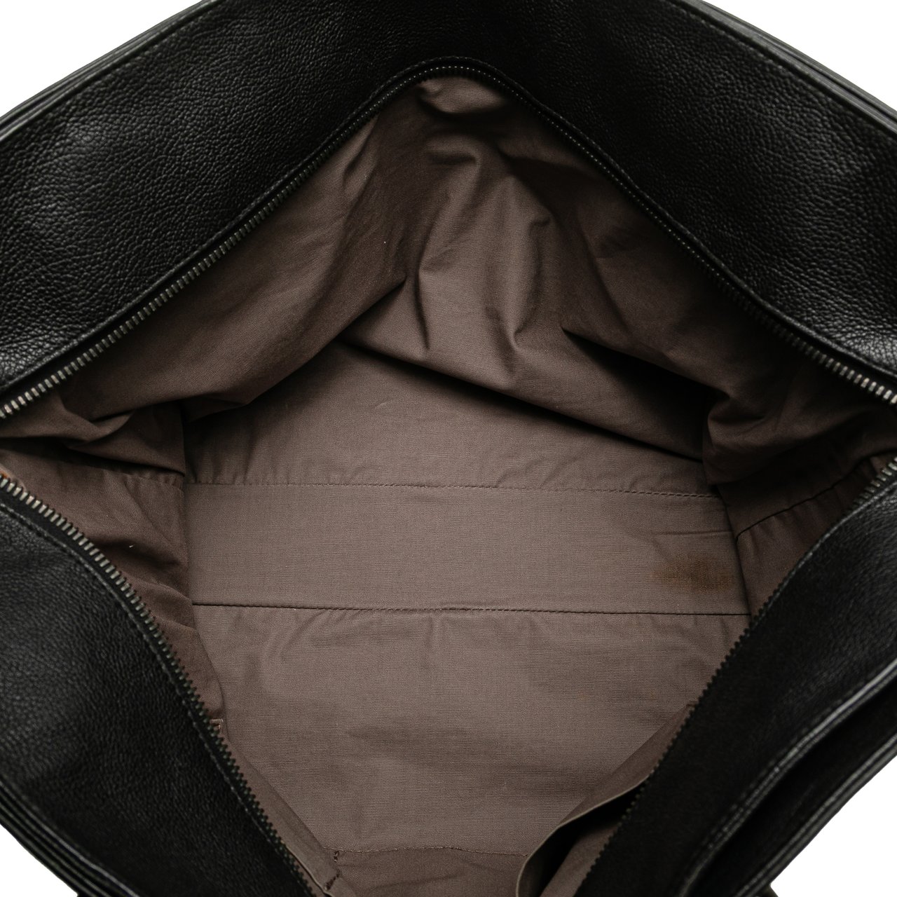 Bottega Veneta Leather Briefcase Zwart