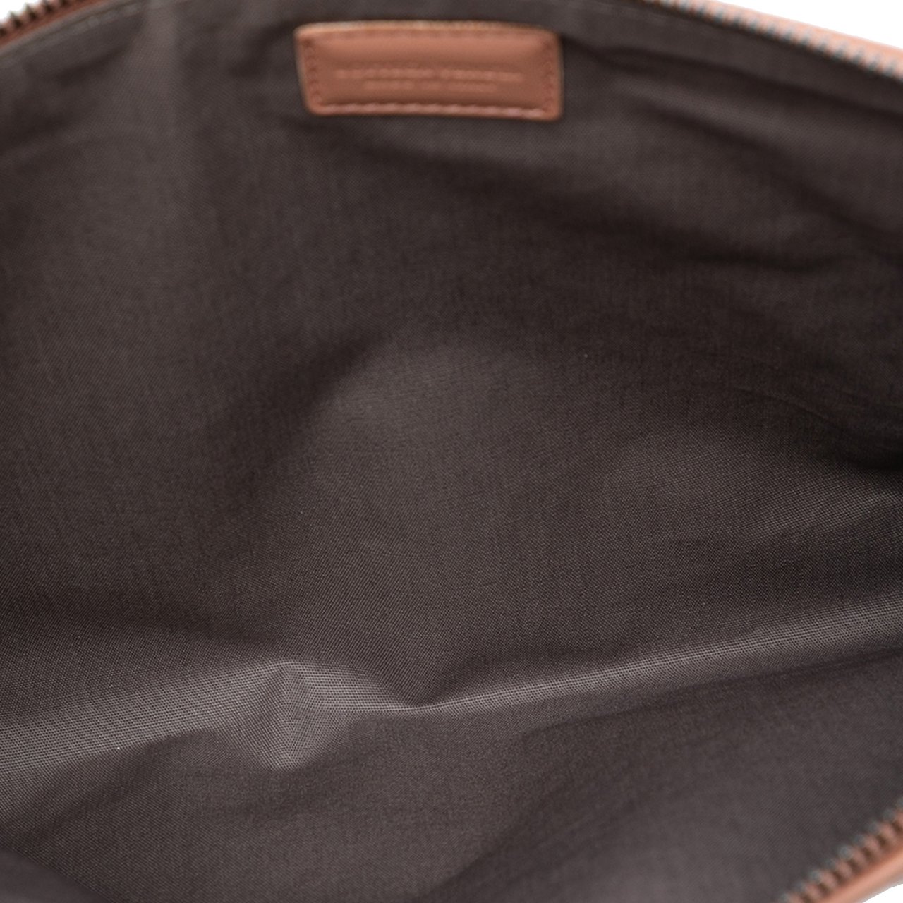 Bottega Veneta Nappa Intrecciato Zip Wristlet Pouch Bruin