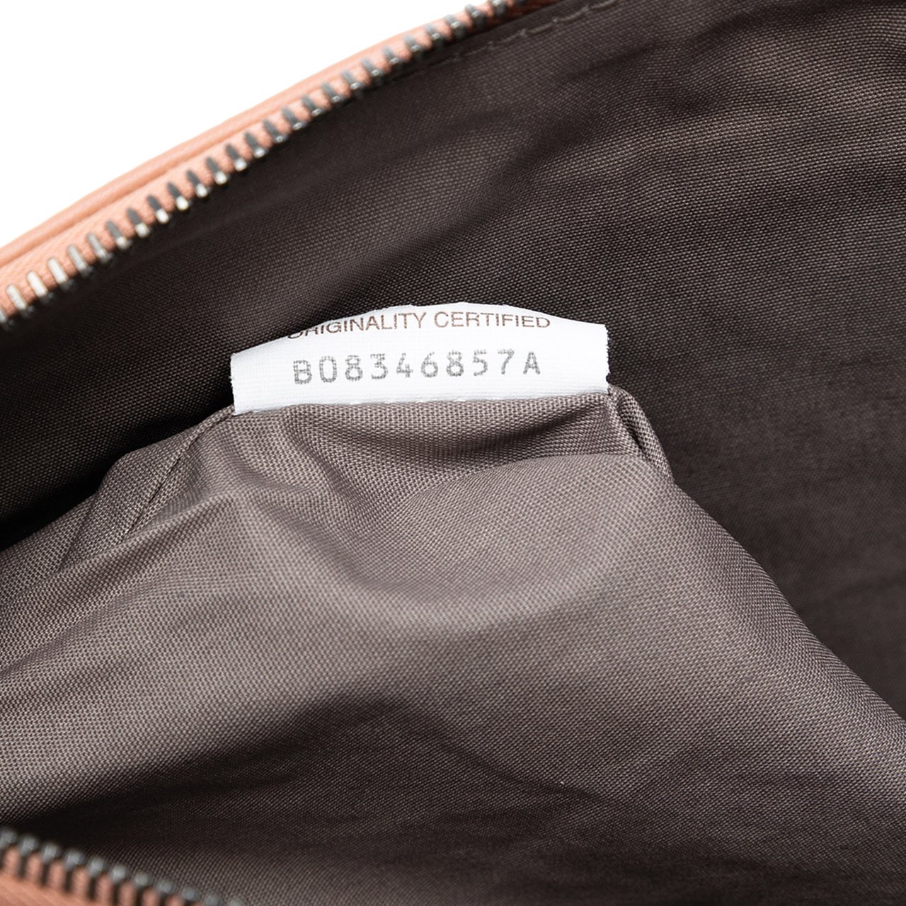 Bottega Veneta Nappa Intrecciato Zip Wristlet Pouch Bruin