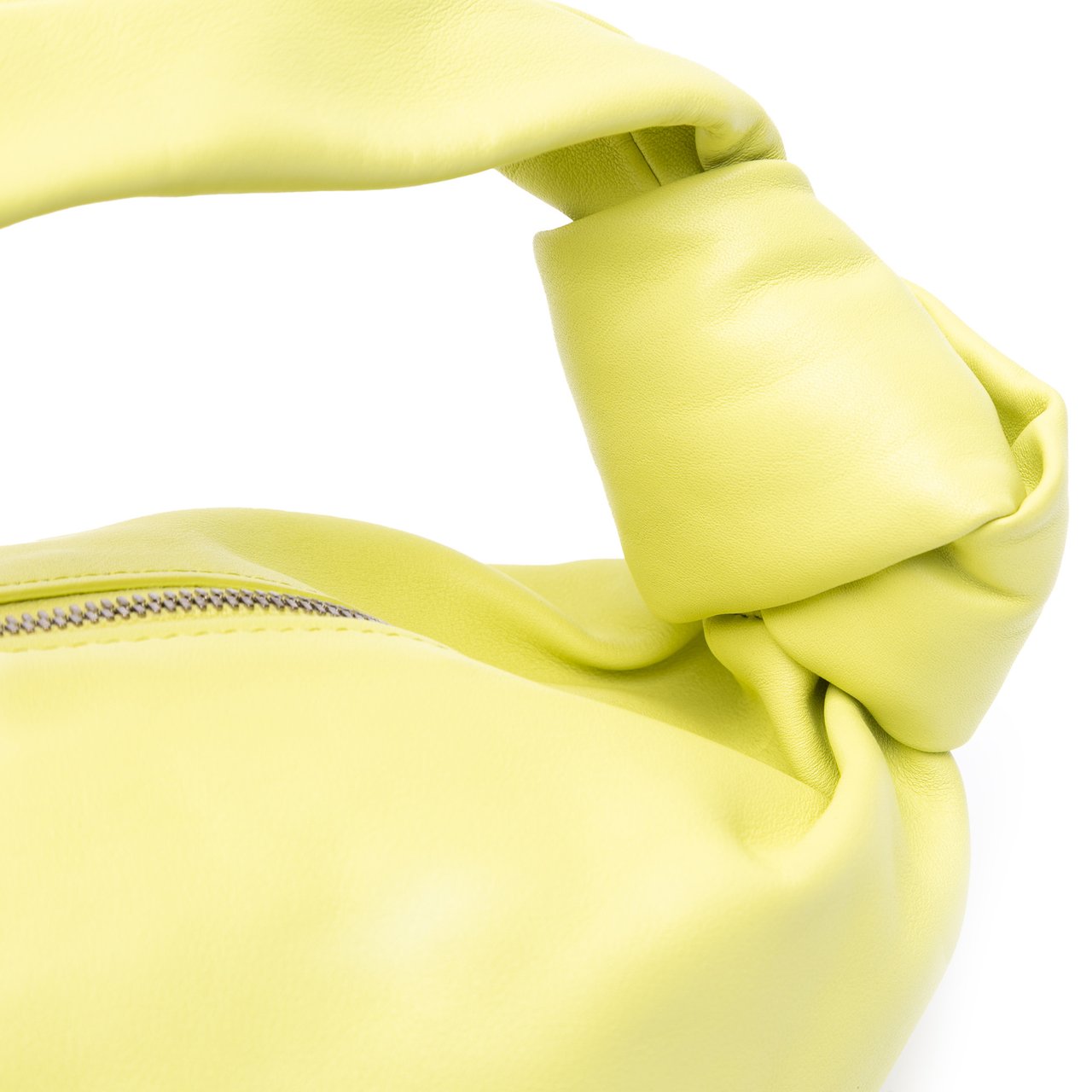 Bottega Veneta Mini Calfskin Double Knot Groen