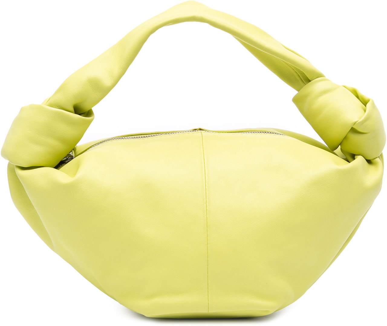 Bottega Veneta Mini Calfskin Double Knot Groen