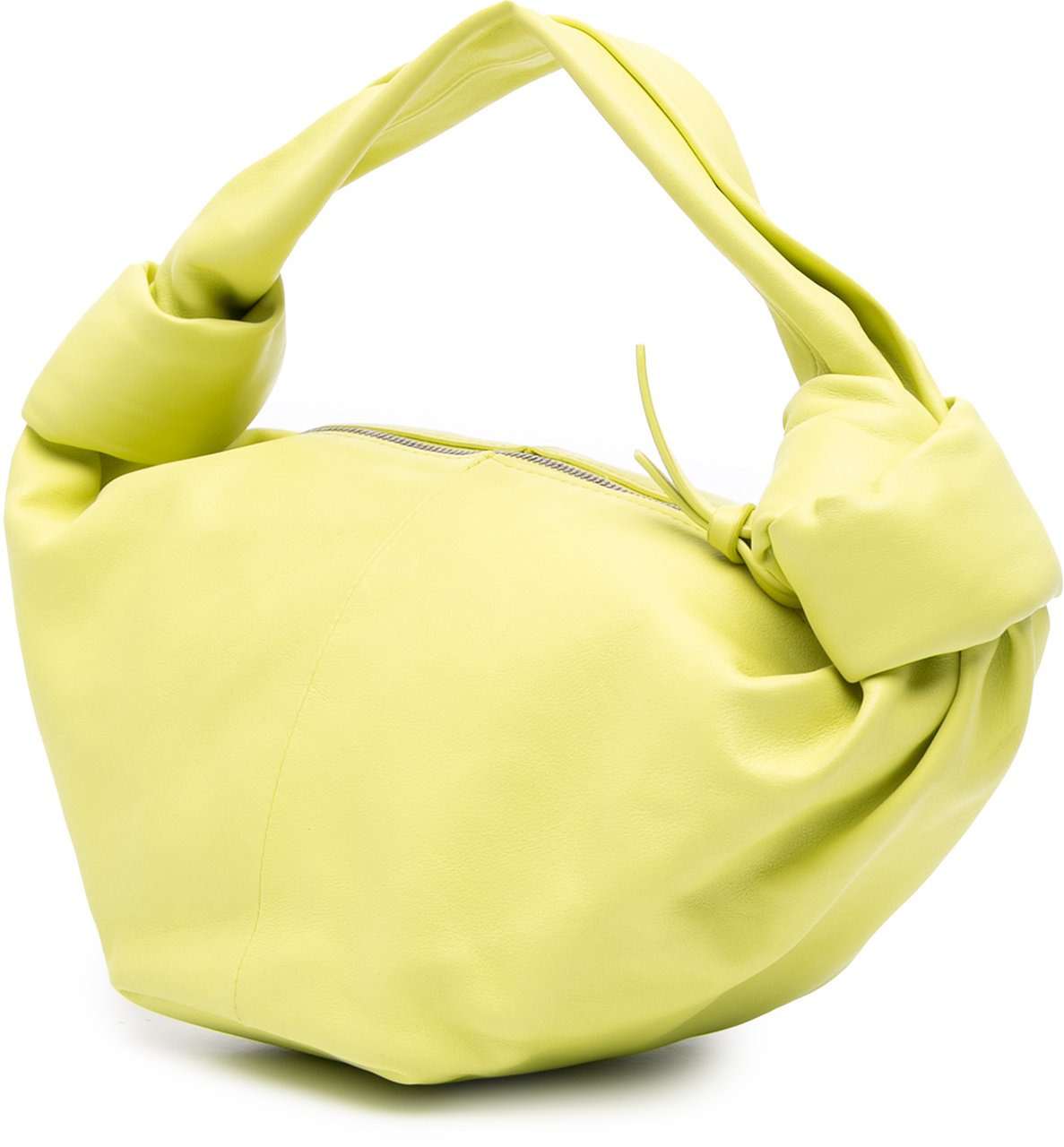 Bottega Veneta Mini Calfskin Double Knot Groen