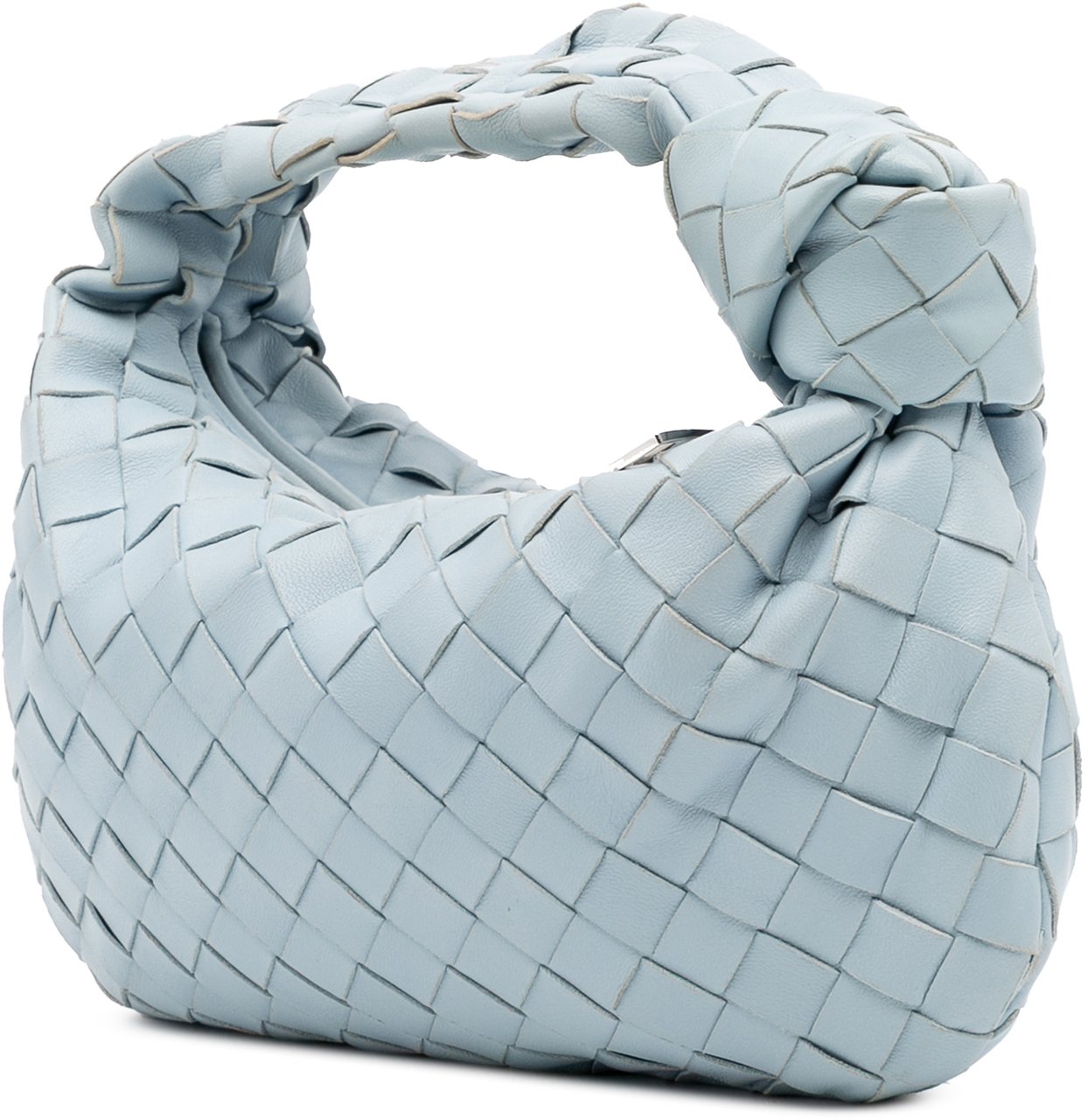 Bottega Veneta Mini Nappa Intrecciato Jodie Blauw