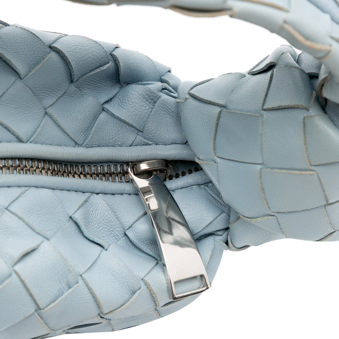Bottega Veneta Mini Nappa Intrecciato Jodie Blauw