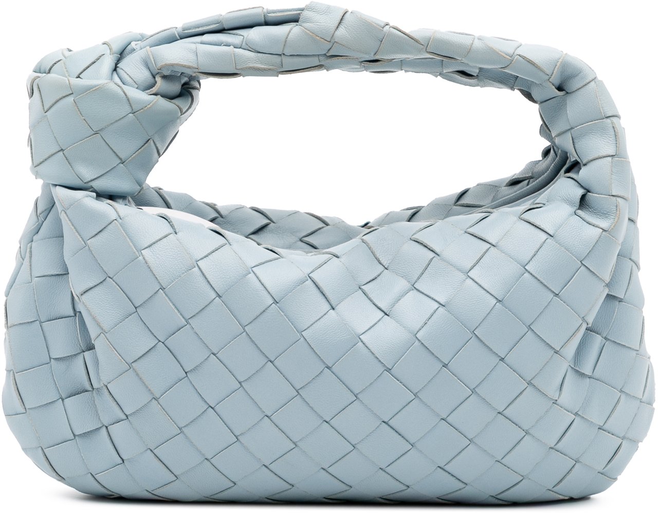 Bottega Veneta Mini Nappa Intrecciato Jodie Blauw
