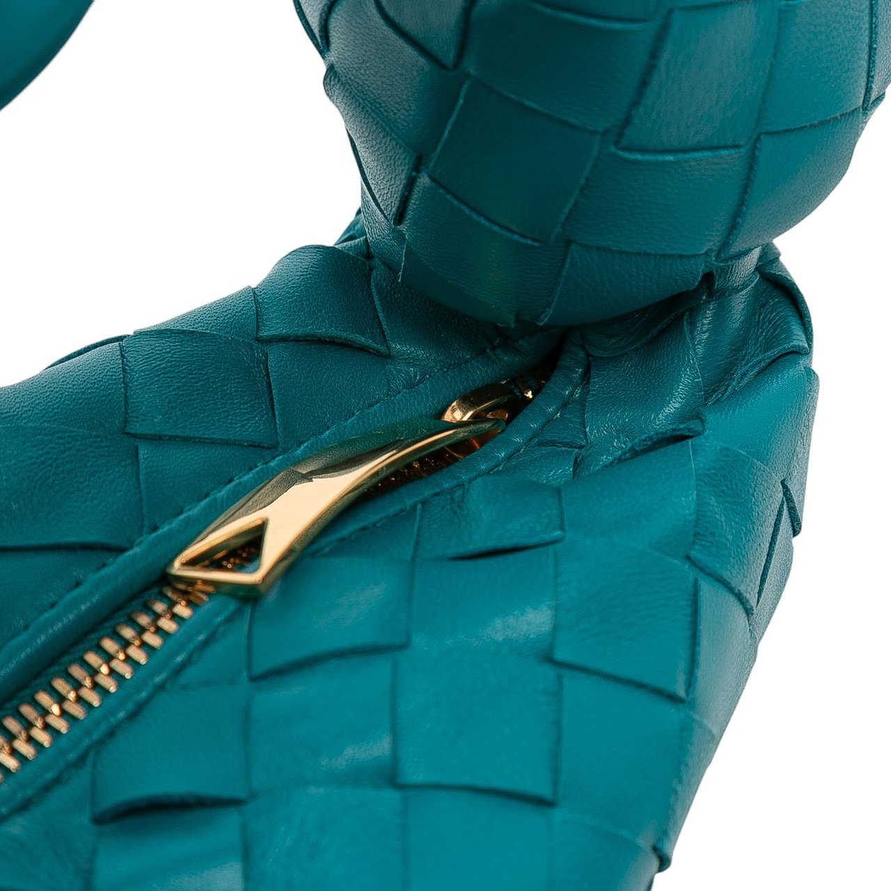 Bottega Veneta Mini Nappa Intrecciato Jodie Blauw