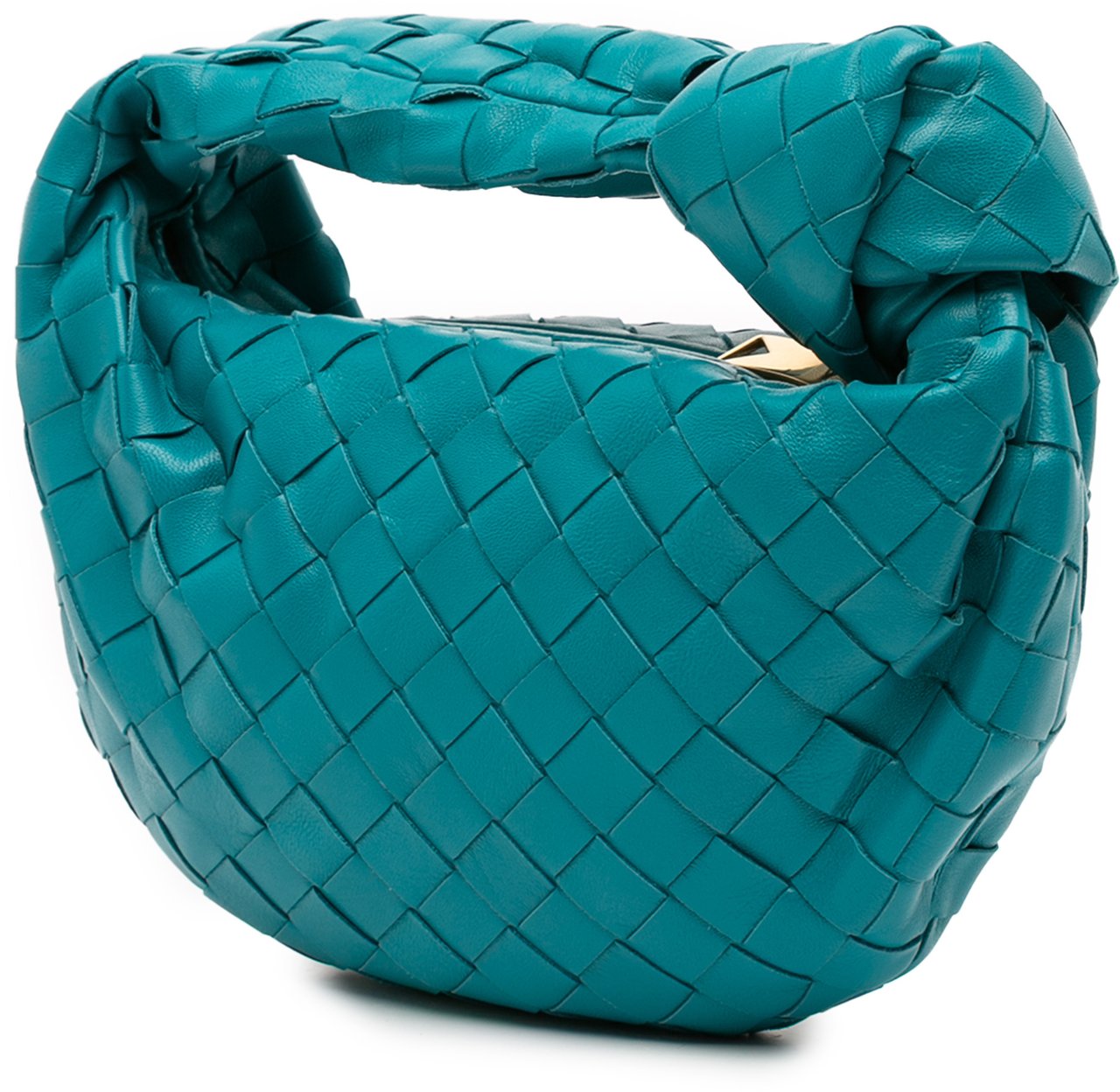 Bottega Veneta Mini Nappa Intrecciato Jodie Blauw