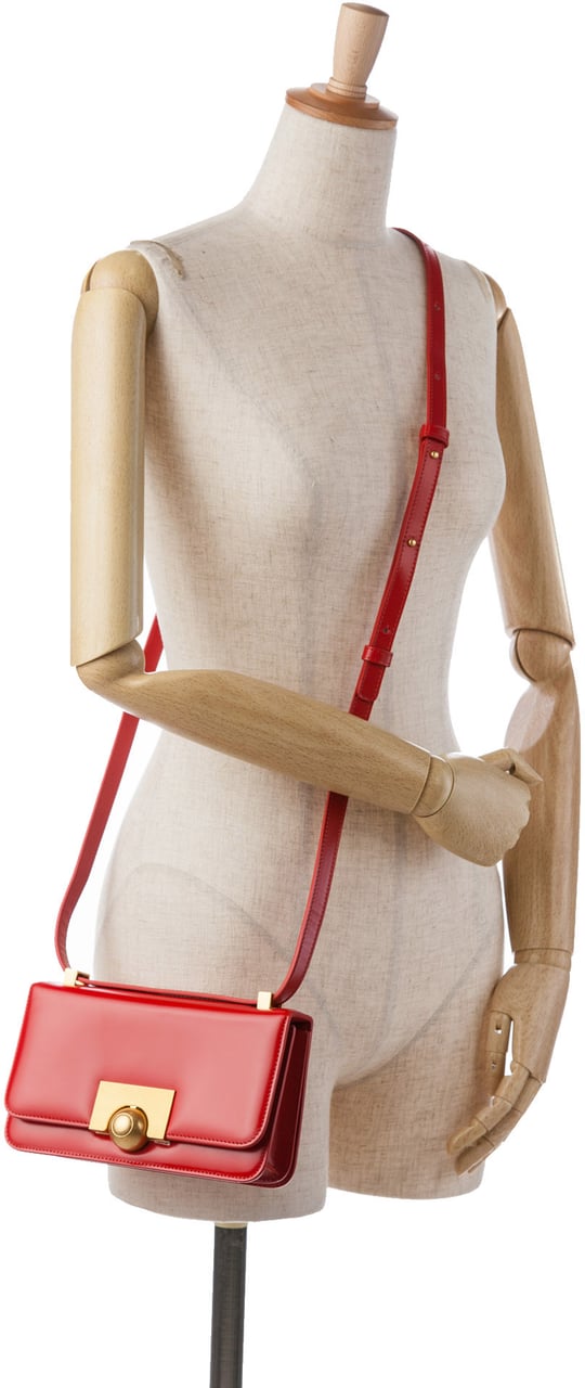 Bottega Veneta Mini BV Classic Crossbody Rood