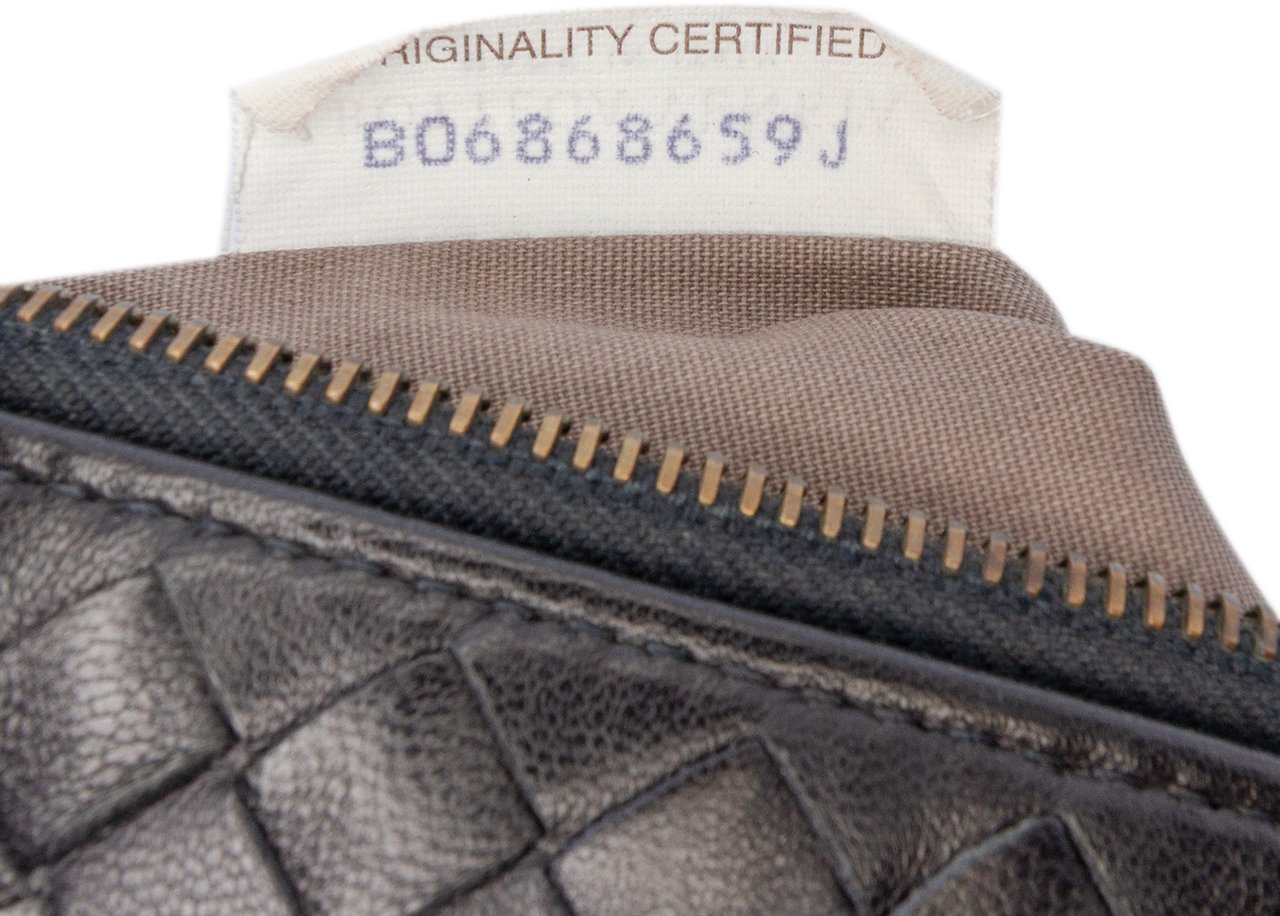 Bottega Veneta Nappa Intrecciato Clutch Zwart
