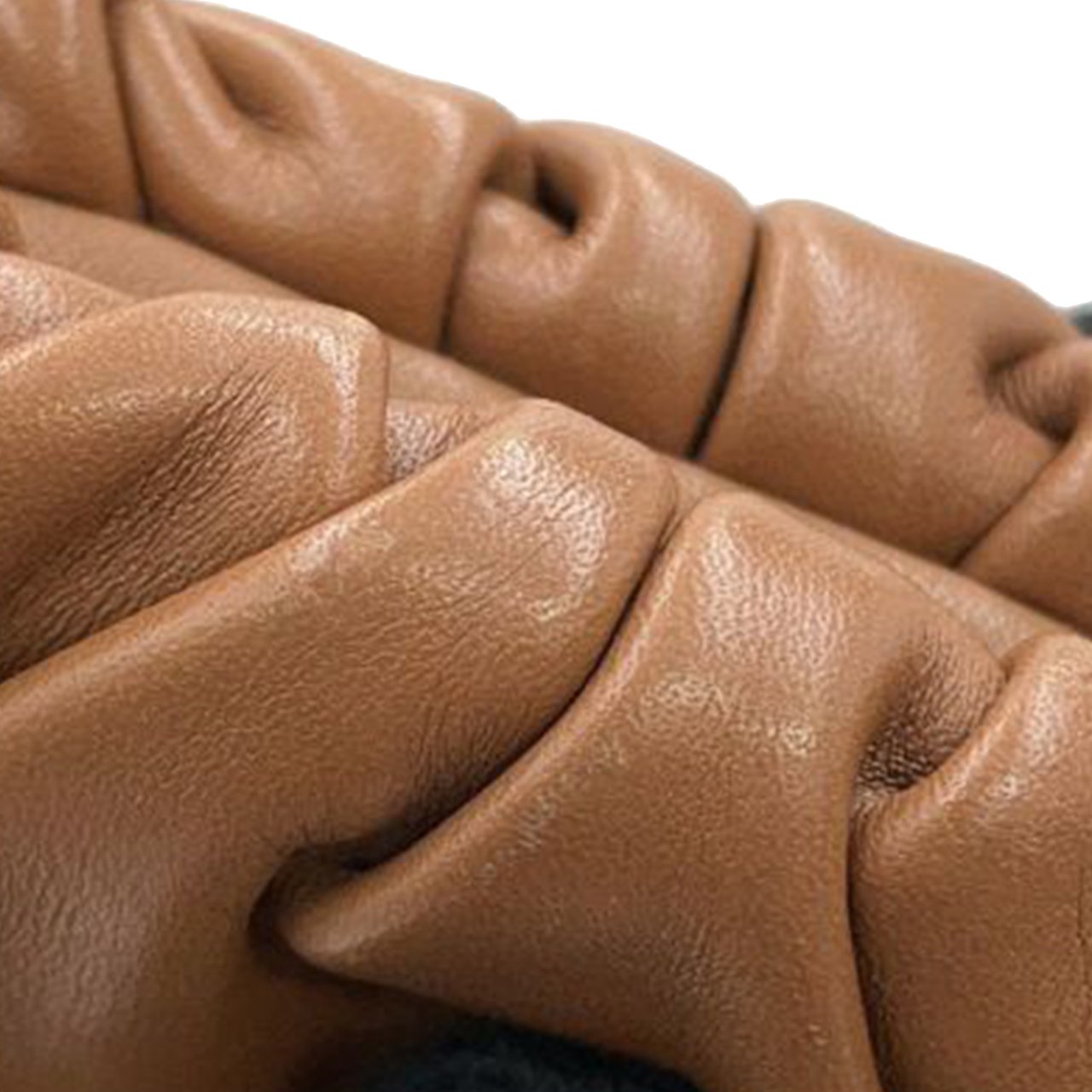 Bottega Veneta Lambskin The Extra Mini Pouch Crossbody Bruin