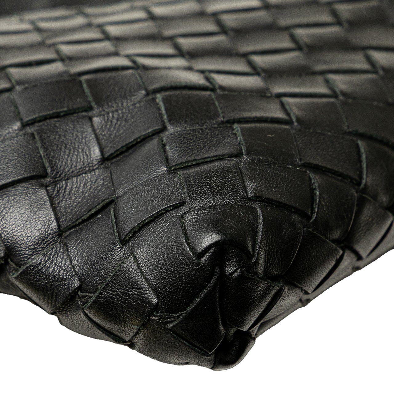 Bottega Veneta Nappa Intrecciato VN Crossbody Zwart
