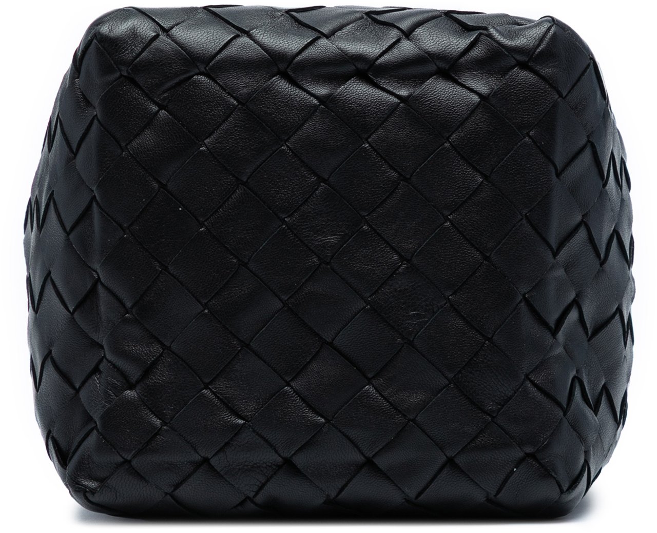 Bottega Veneta Small Nappa Intrecciato Bucket Bag Zwart