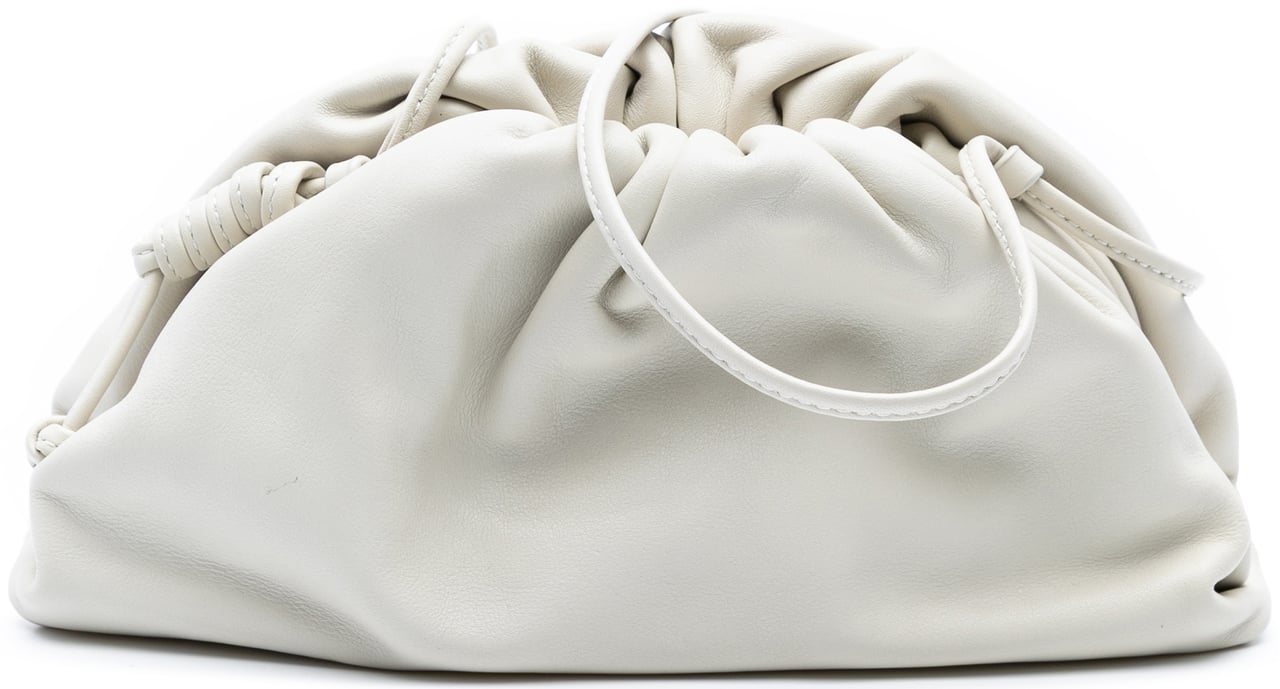 Bottega Veneta Lambskin The Mini Pouch Crossbody Wit