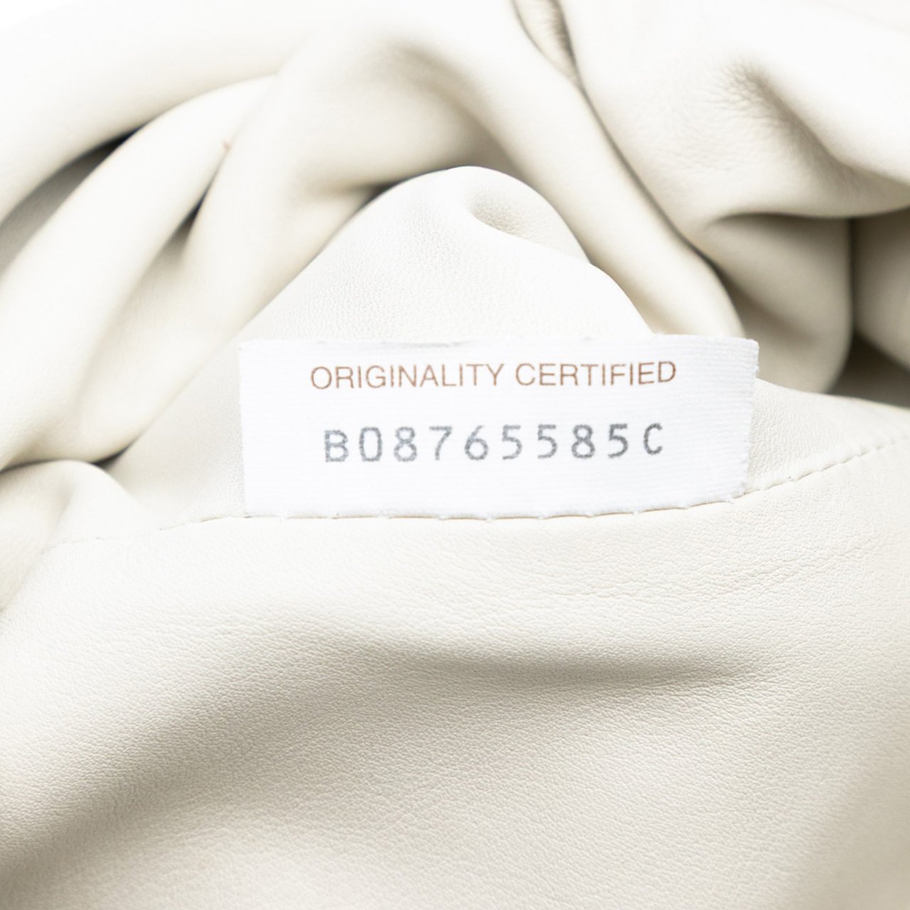 Bottega Veneta Lambskin The Mini Pouch Crossbody Wit