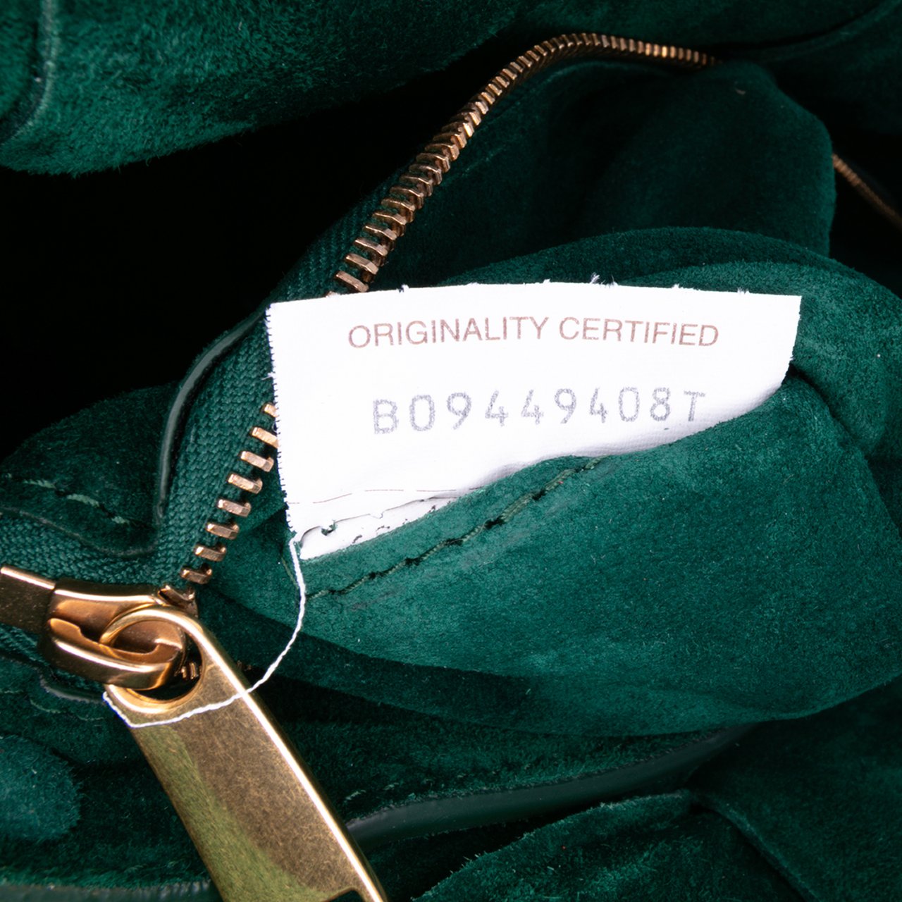 Bottega Veneta Suede Intrecciato Padded Chain Cassette Satchel Groen