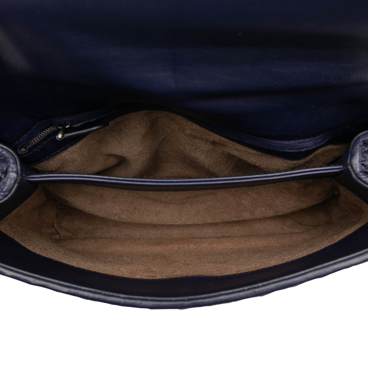 Bottega Veneta Small Nappa Intrecciato Stitched Olimpia Shoulder Bag Blauw