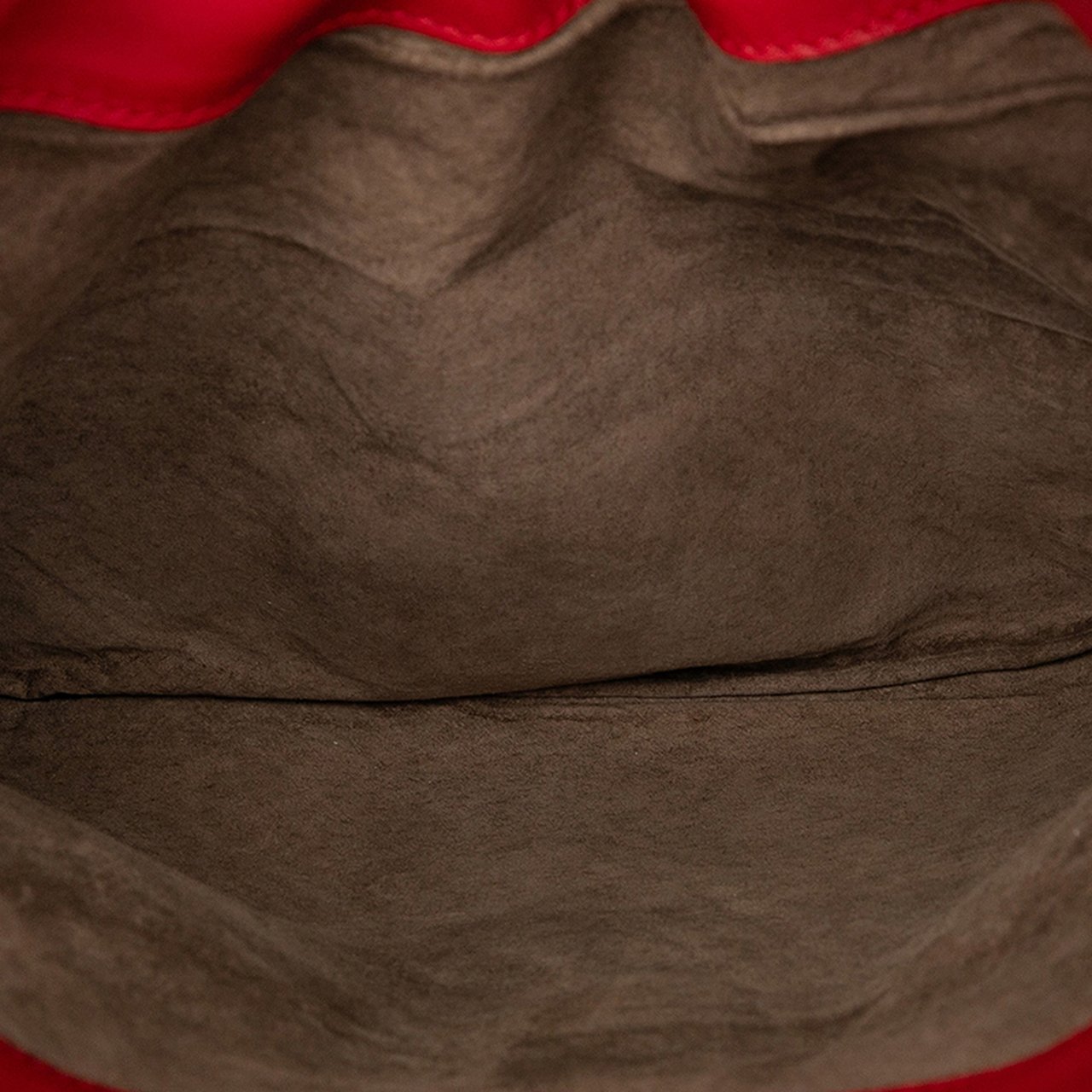 Bottega Veneta Nappa Intrecciato Turn Lock Clutch Rood