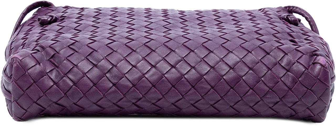 Bottega Veneta Nappa Intrecciato Nodini Crossbody Paars