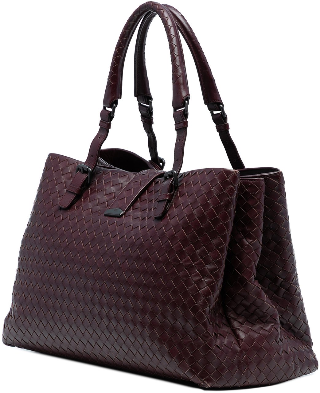 Bottega Veneta Medium Nappa Intrecciato Roma Tote Rood