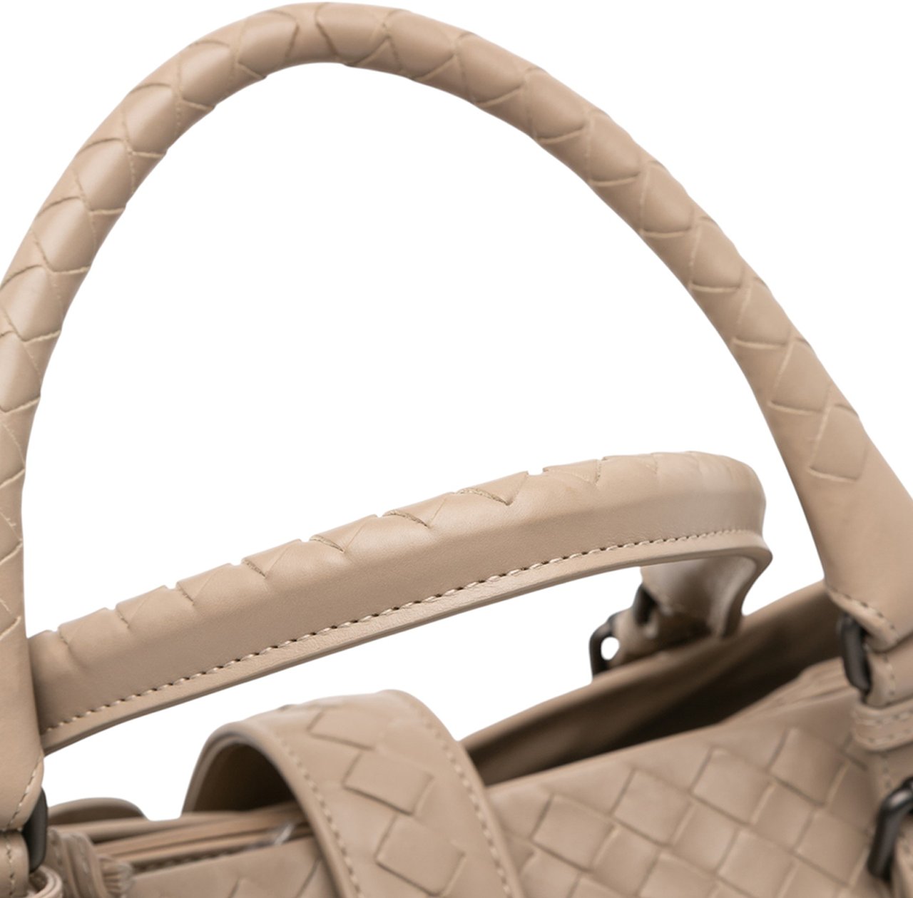 Bottega Veneta Medium Nappa Intrecciato Roma Tote Bruin