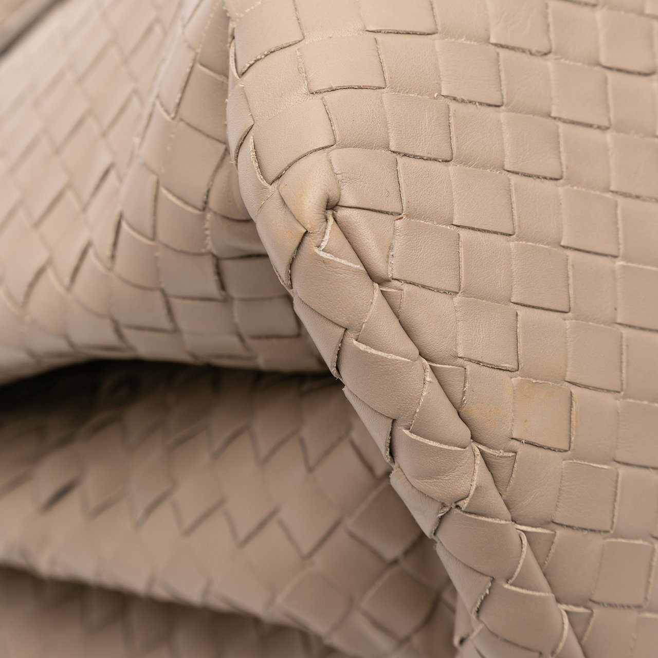 Bottega Veneta Medium Nappa Intrecciato Roma Tote Bruin