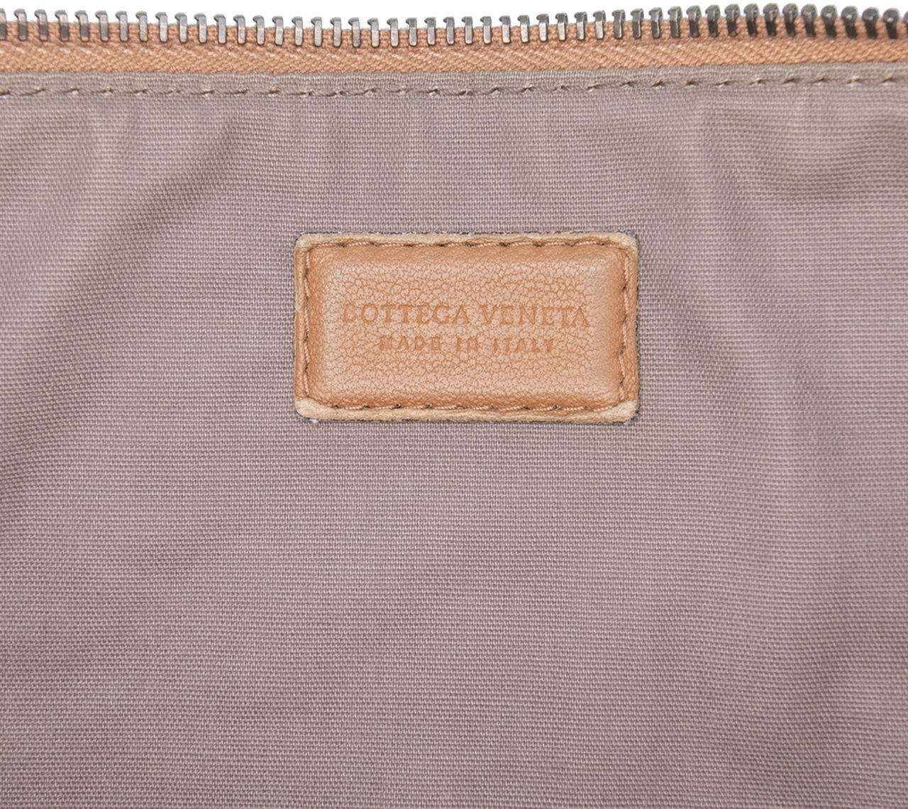 Bottega Veneta Nappa Intrecciato Clutch Bruin