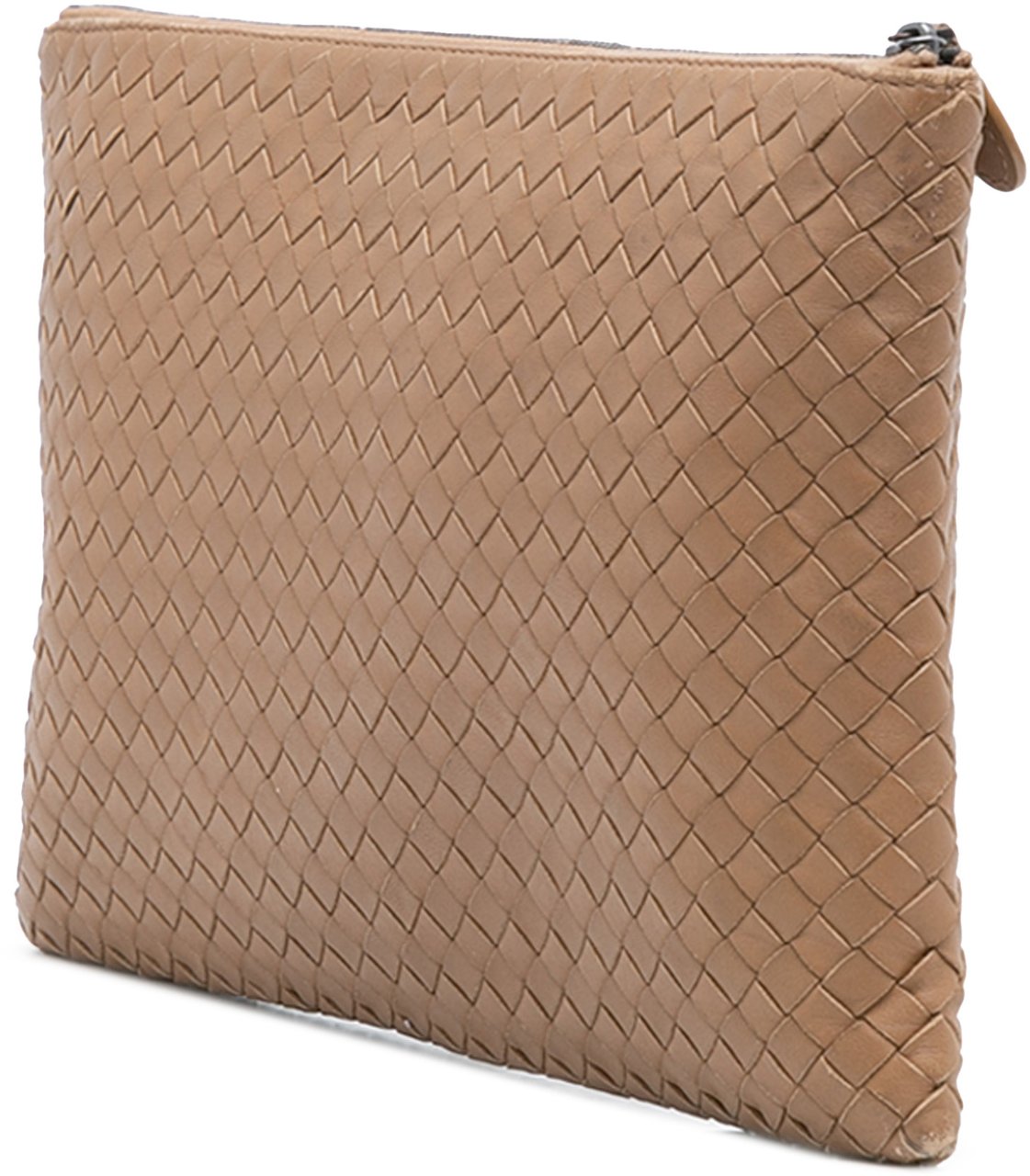 Bottega Veneta Nappa Intrecciato Clutch Bruin