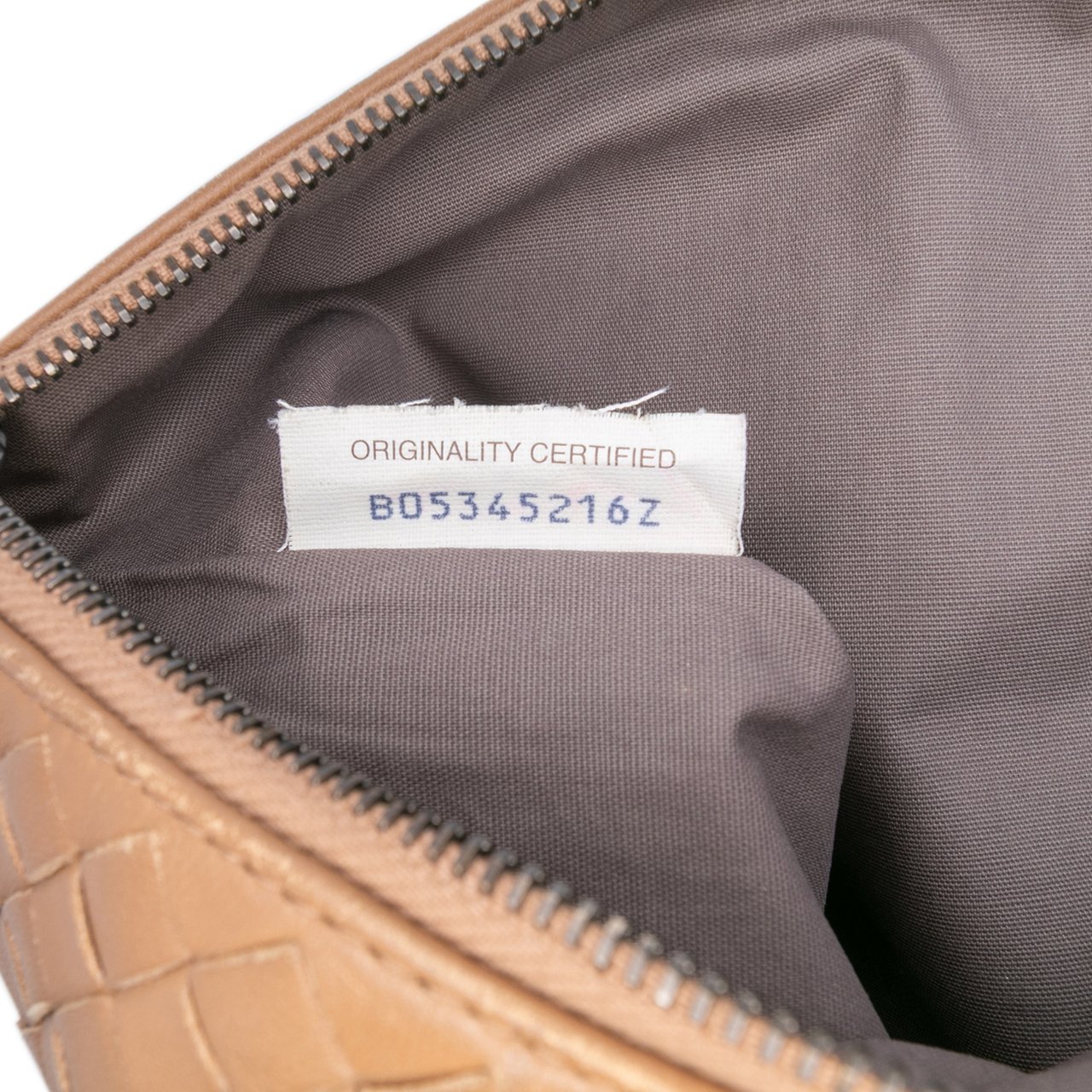 Bottega Veneta Nappa Intrecciato Clutch Bruin