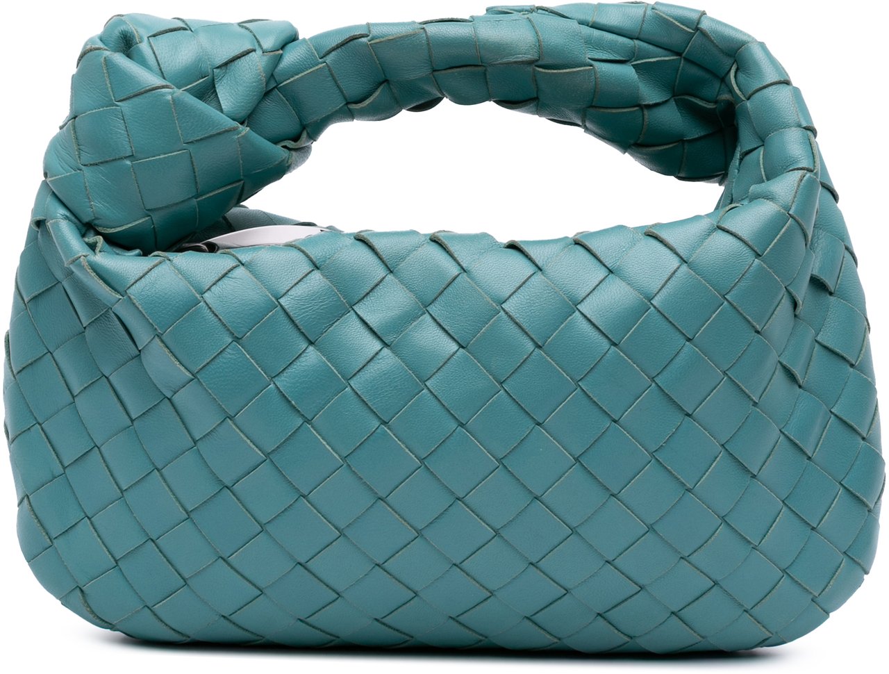 Bottega Veneta Mini Nappa Intrecciato Jodie Blauw