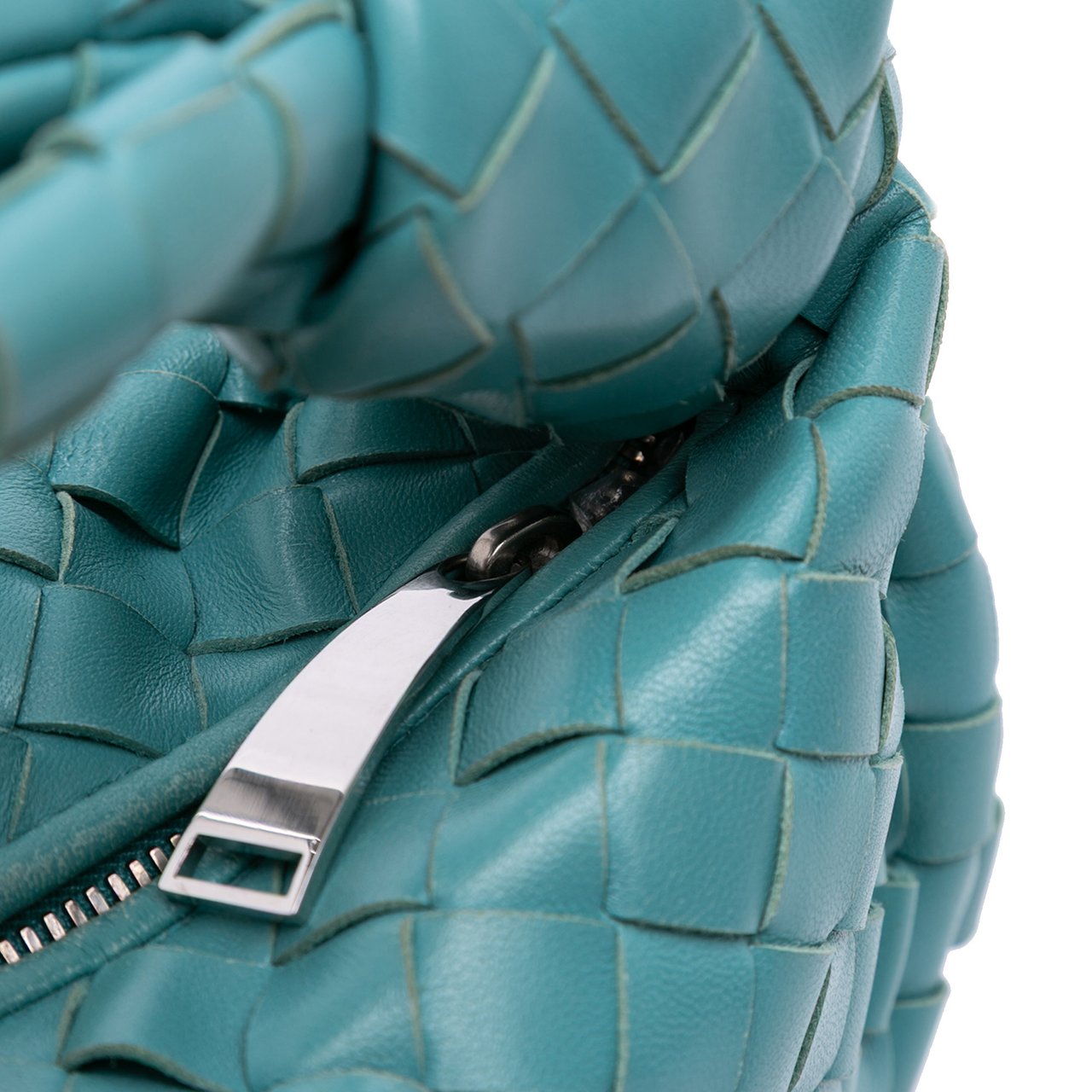 Bottega Veneta Mini Nappa Intrecciato Jodie Blauw