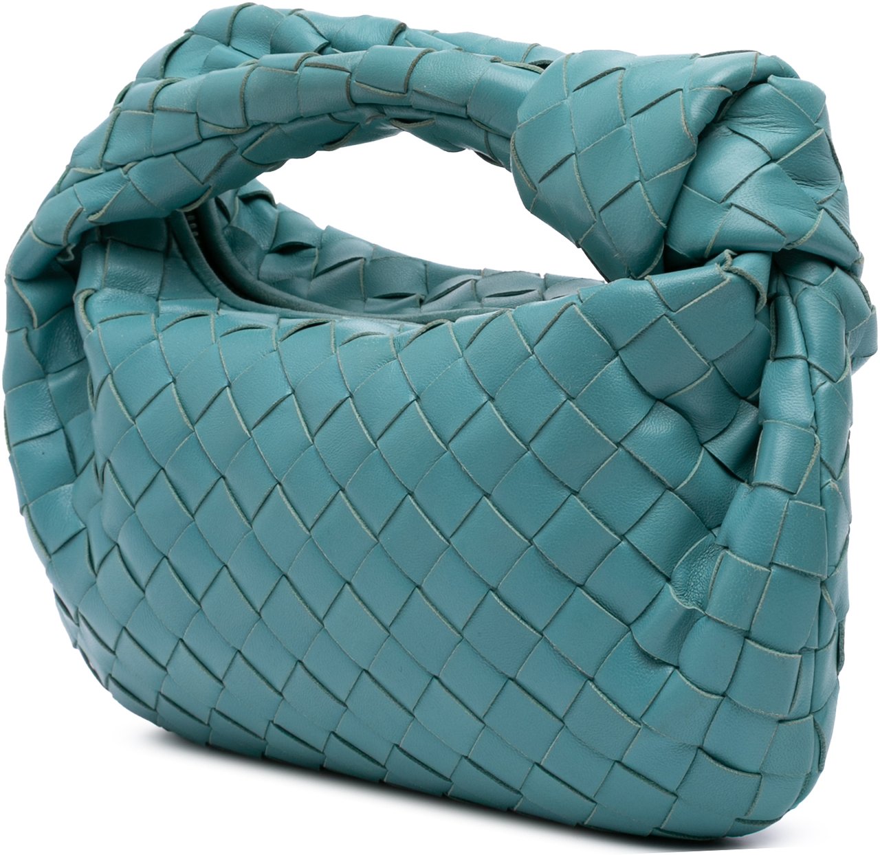 Bottega Veneta Mini Nappa Intrecciato Jodie Blauw