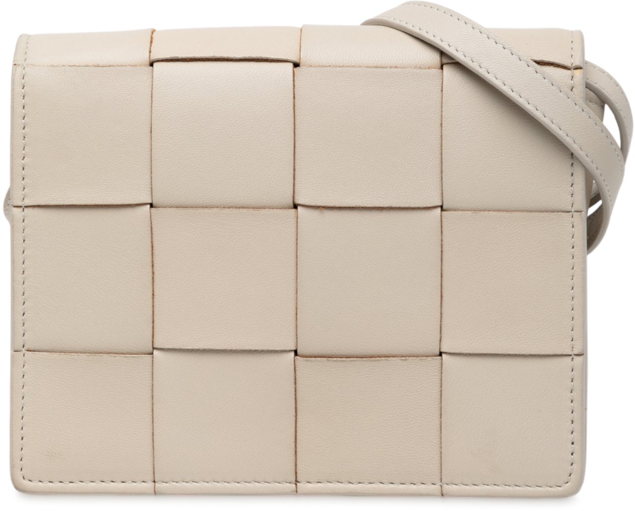 Bottega Veneta Mini Nappa Maxi Intrecciato Cassette Crossbody Wit