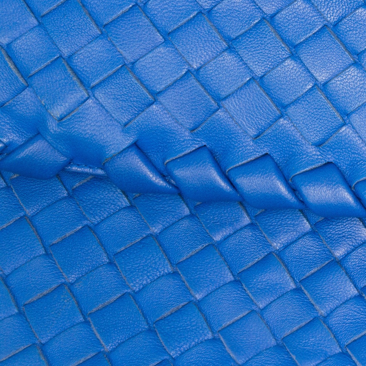 Bottega Veneta Medium Nappa Intrecciato Olimpia Shoulder Bag Blauw