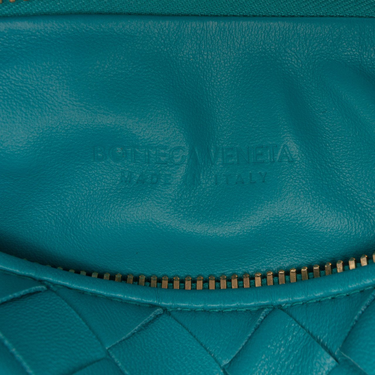 Bottega Veneta Mini Nappa Intrecciato Jodie Blauw
