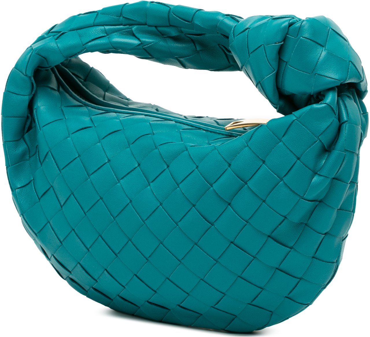 Bottega Veneta Mini Nappa Intrecciato Jodie Blauw