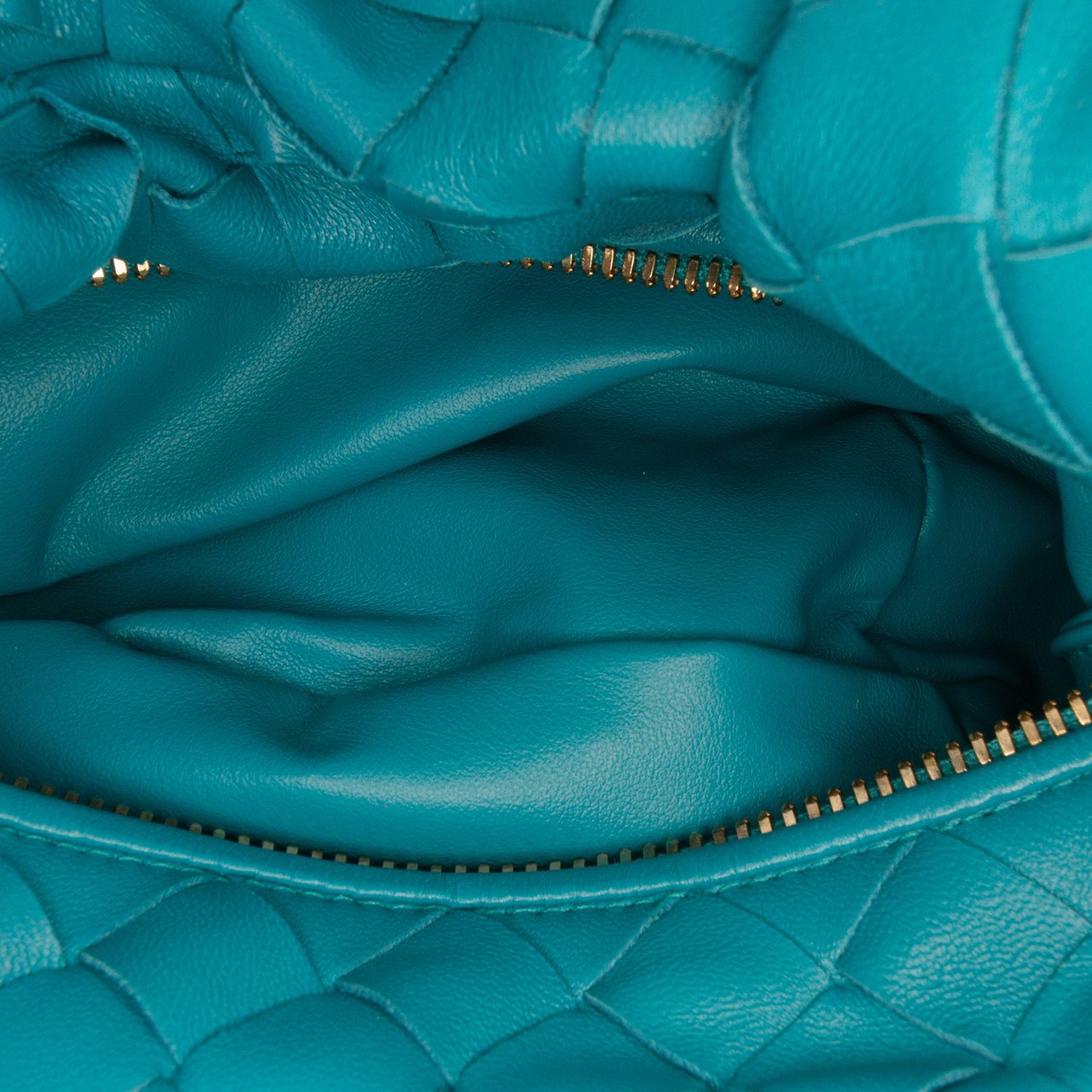 Bottega Veneta Mini Nappa Intrecciato Jodie Blauw