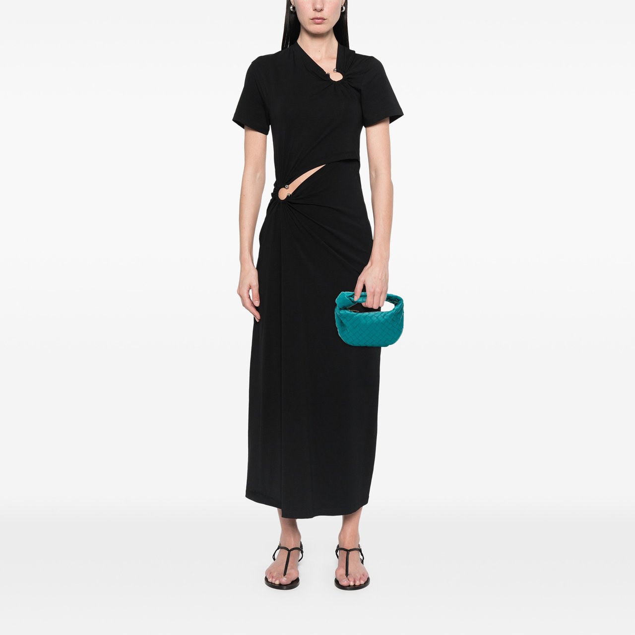Bottega Veneta Mini Nappa Intrecciato Jodie Blauw