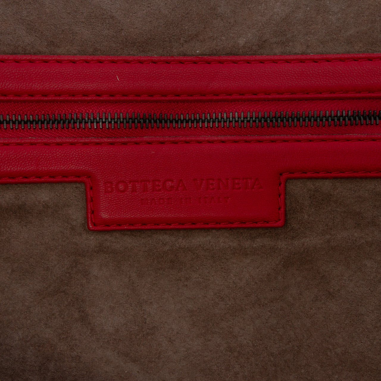 Bottega Veneta Large Nappa Intrecciato Nodini Crossbody Rood