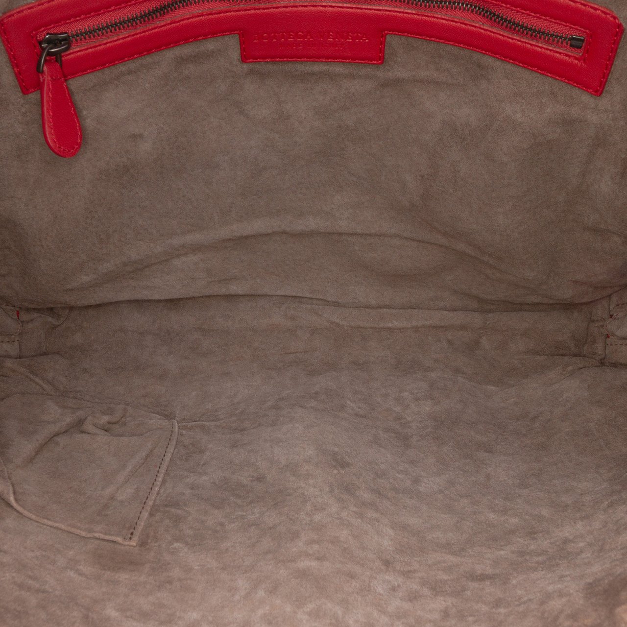 Bottega Veneta Large Nappa Intrecciato Nodini Crossbody Rood