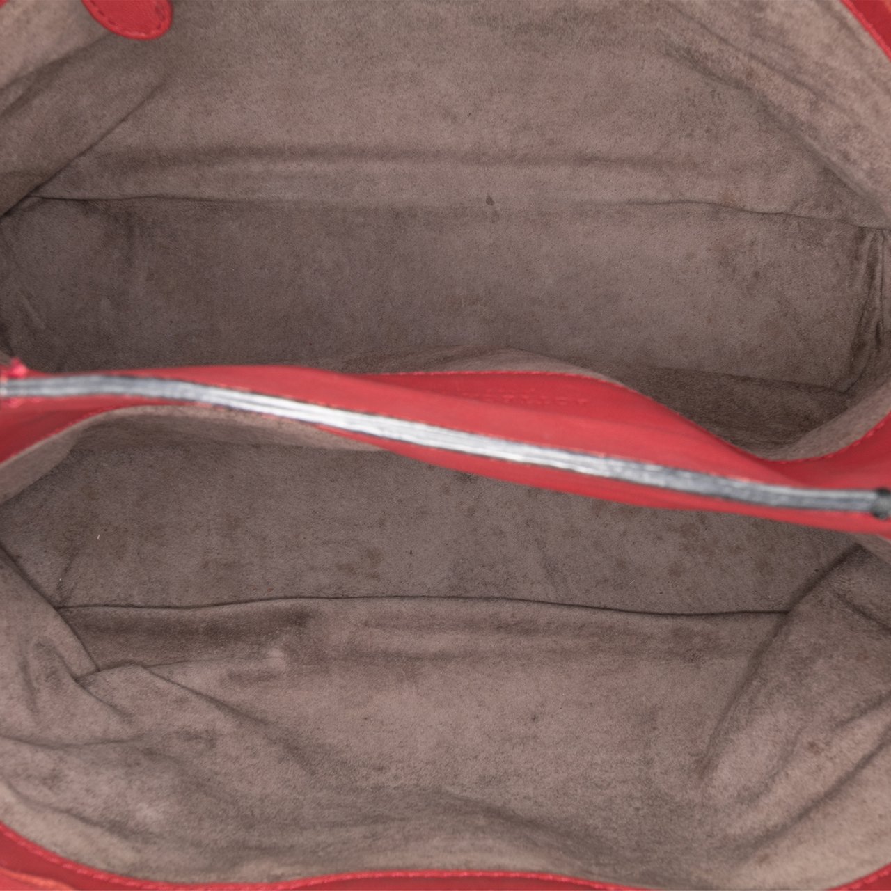 Bottega Veneta Nappa Intrecciato Karung Glass Tote Rood