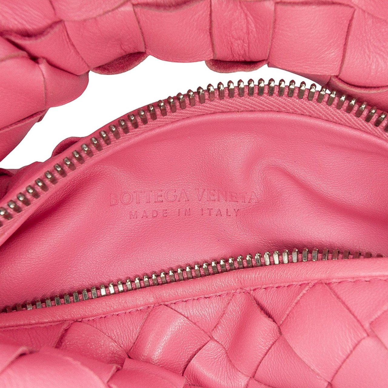 Bottega Veneta Mini Nappa Intrecciato Jodie Roze