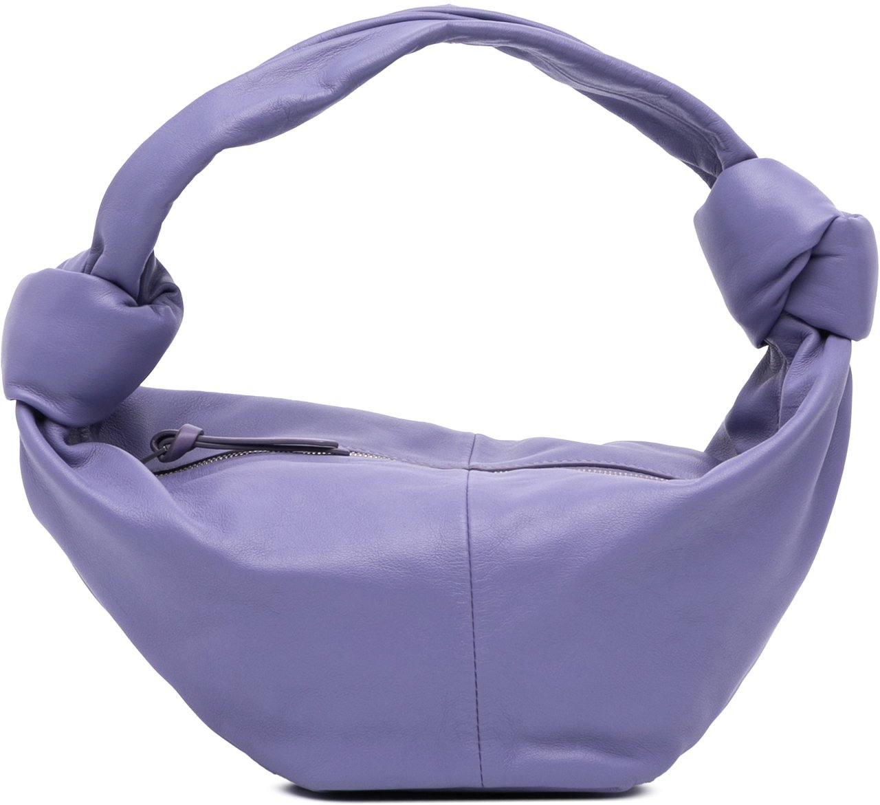 Bottega Veneta Mini Calfskin Double Knot Bag Paars