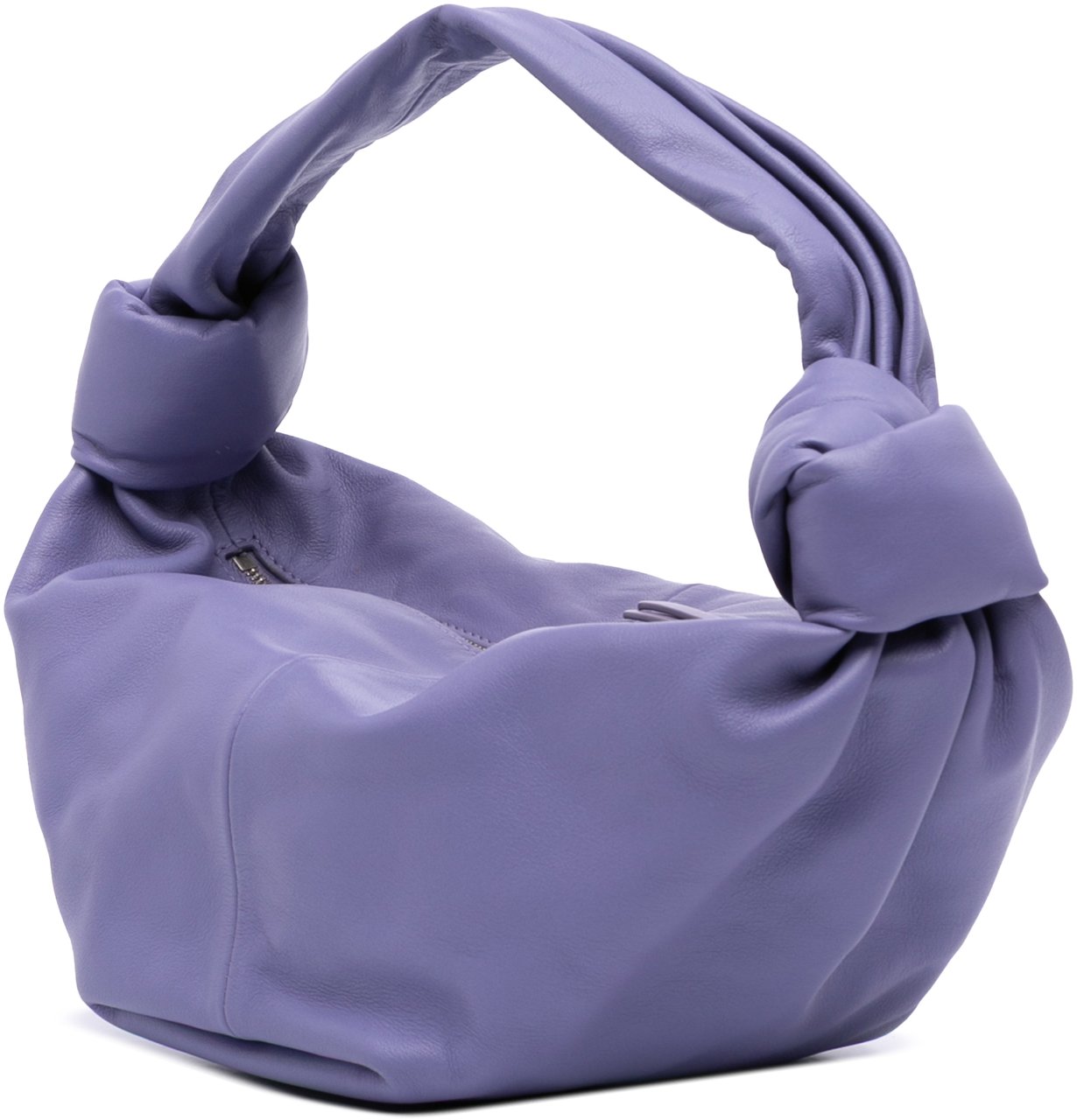Bottega Veneta Mini Calfskin Double Knot Bag Paars