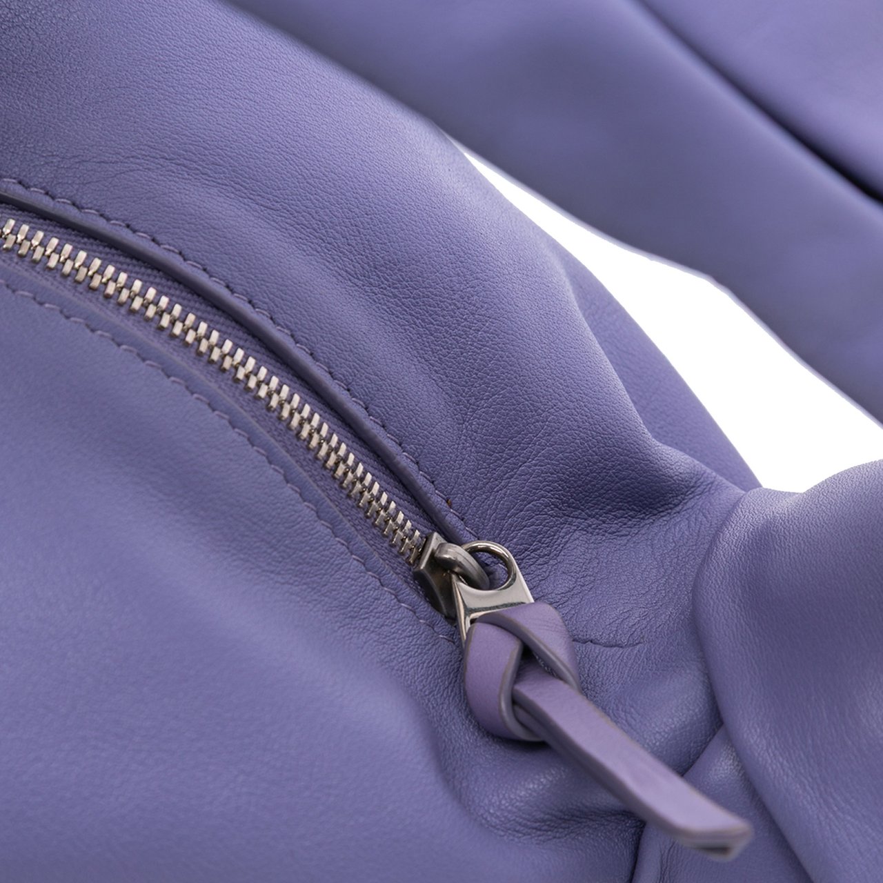 Bottega Veneta Mini Calfskin Double Knot Bag Paars