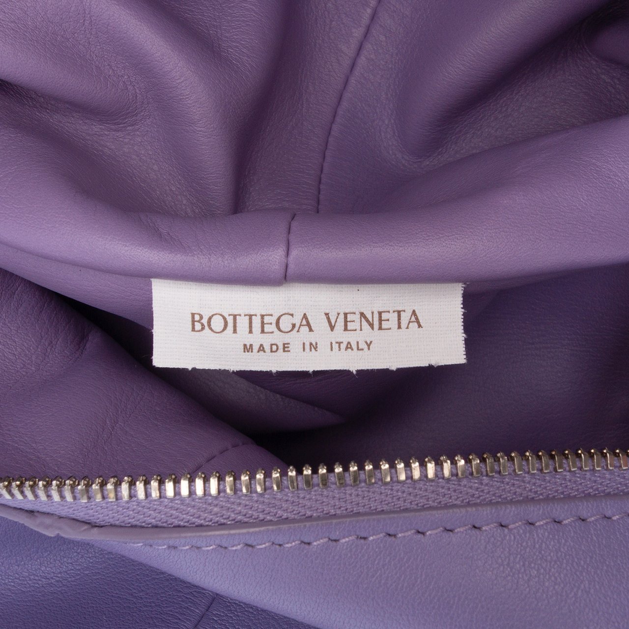 Bottega Veneta Mini Calfskin Double Knot Bag Paars