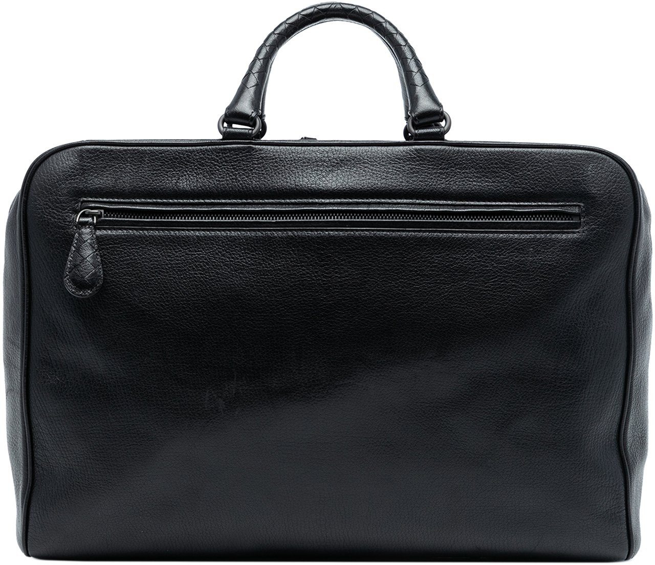 Bottega Veneta Madras Sfumato Brera Handbag Zwart