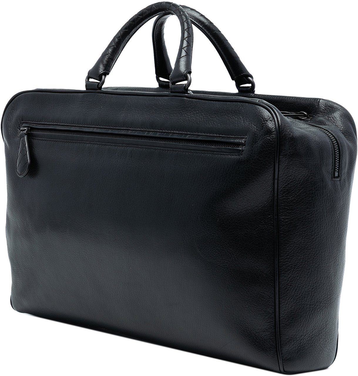 Bottega Veneta Madras Sfumato Brera Handbag Zwart