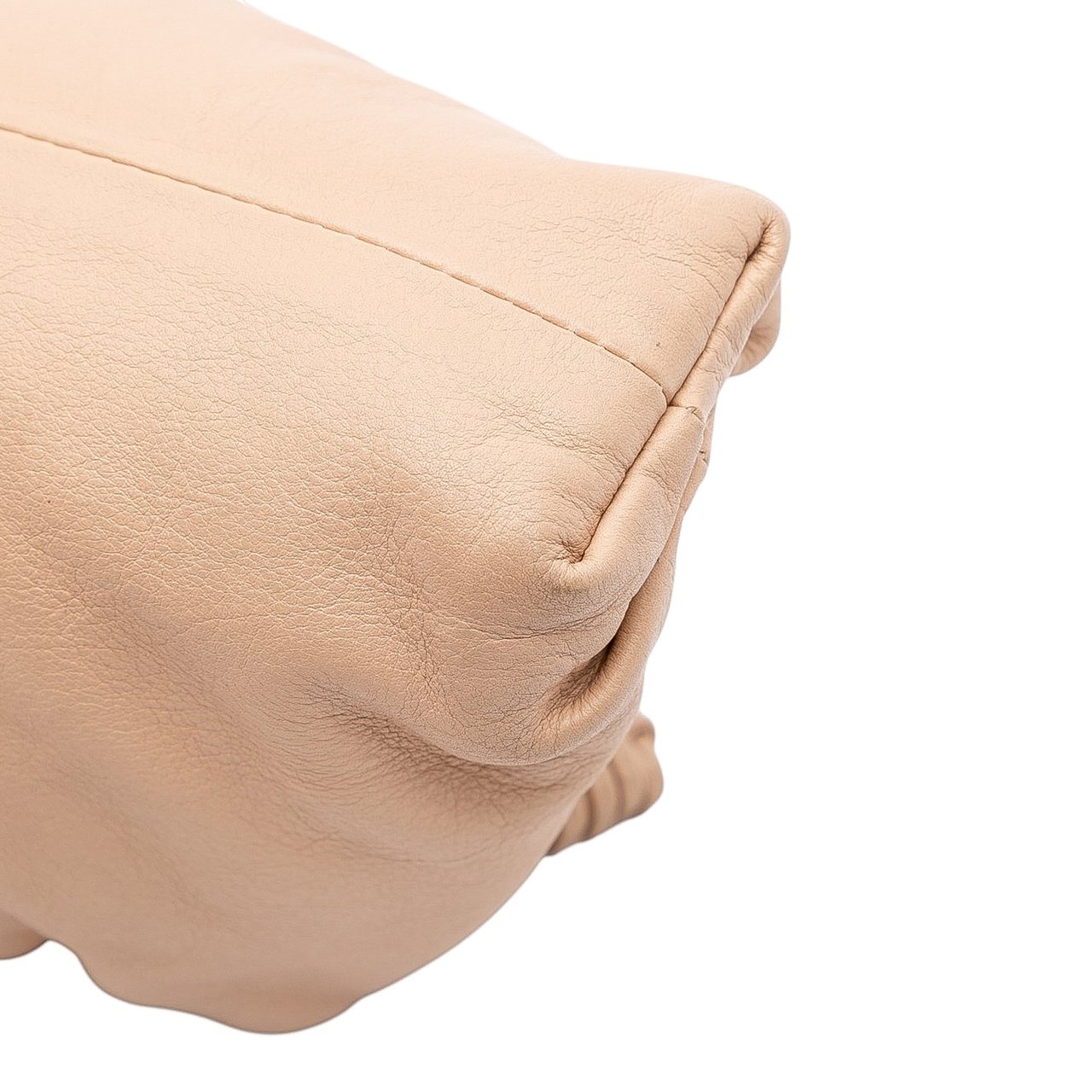 Bottega Veneta Lambskin The Mini Pouch Crossbody Bruin